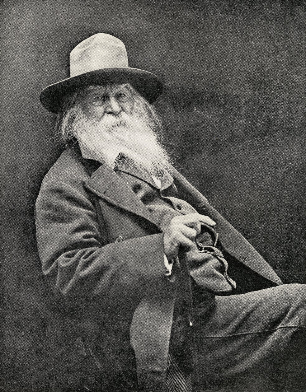Walt Whitman (1819-91) de American Photographer