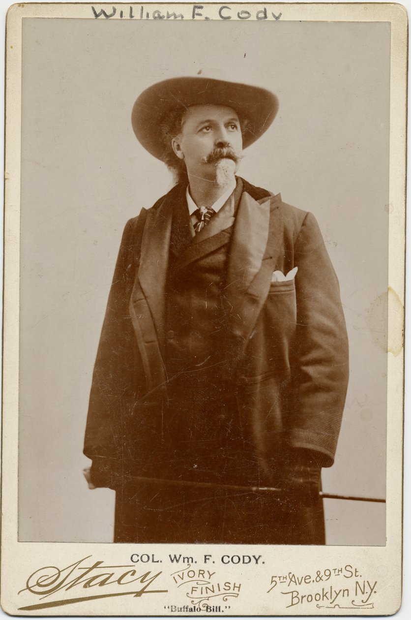 William Frederick Cody, Buffalo Bill (1846-1917), soldado y artista americano, foto de Stacy, Brooklyn de American Photographer