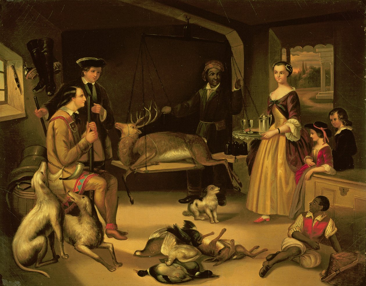 Mount Vernon en los tiempos antiguos de American School