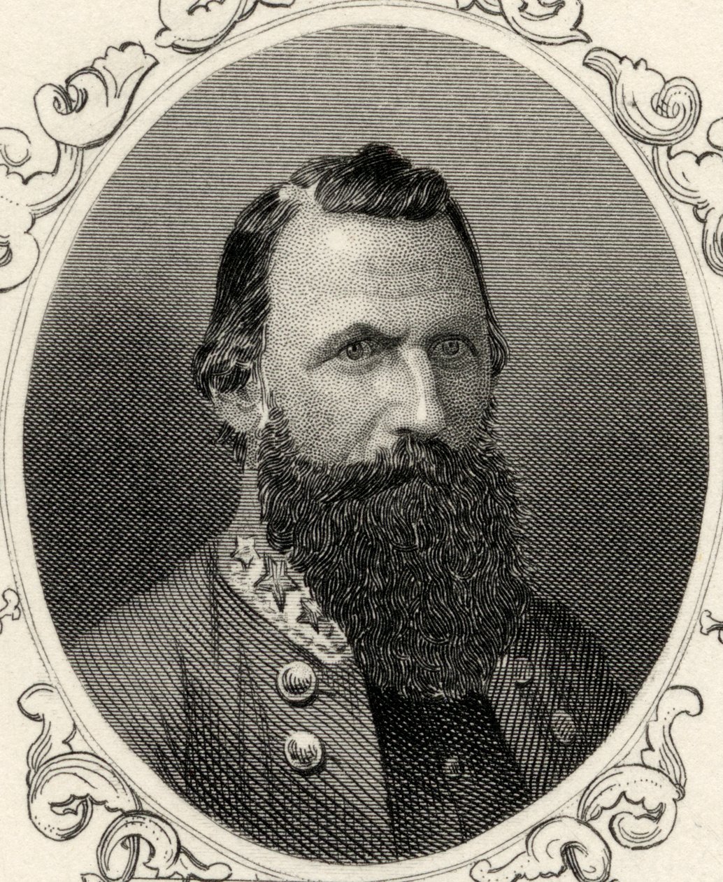 Retrato del Mayor General J.E.B. Stuart (1833-64) de American School