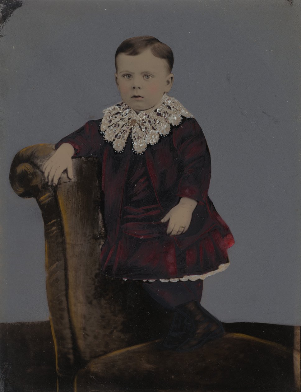 Retrato de un niño de American 19th Century