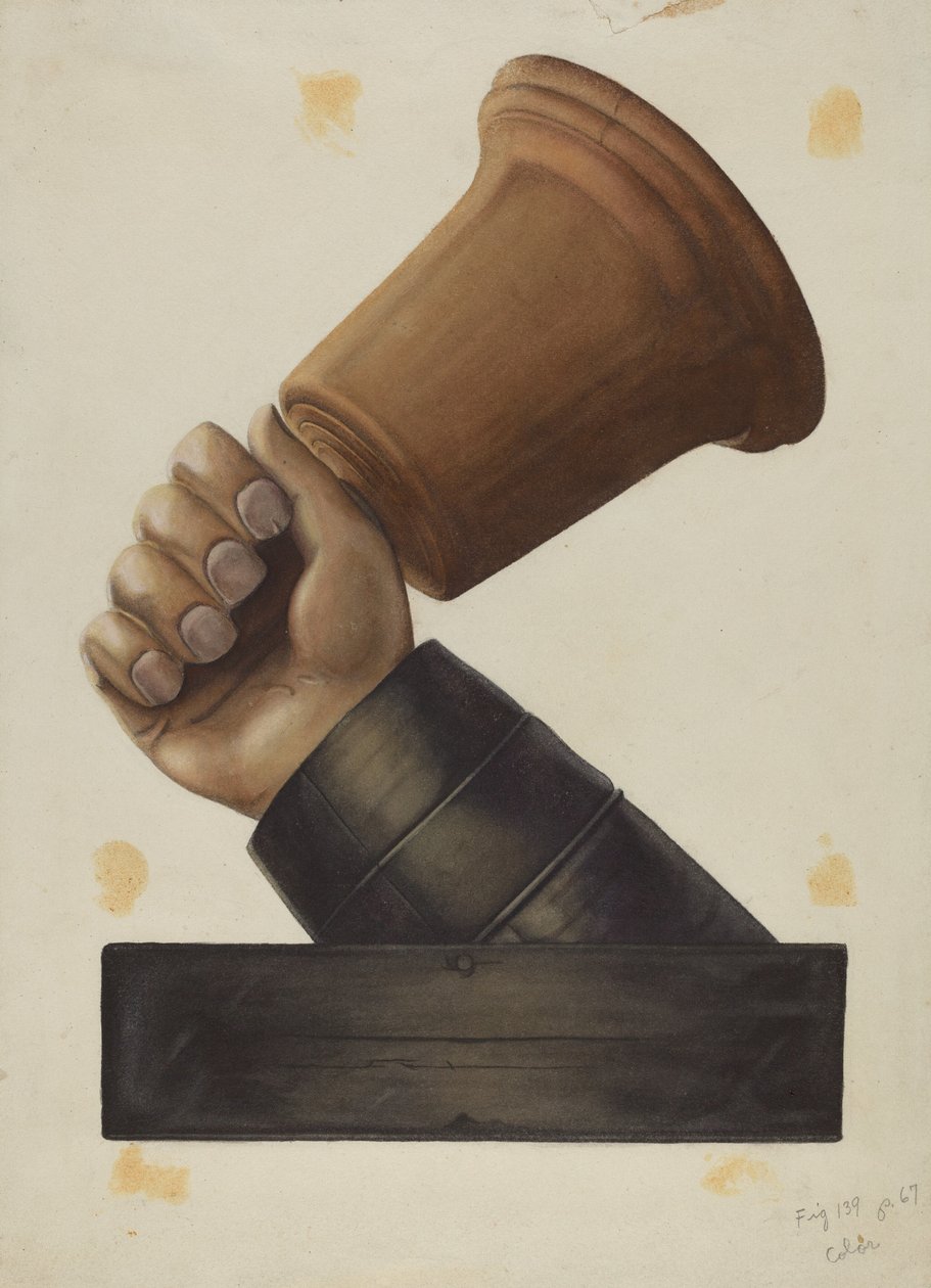 Letrero de la Taberna "Bell in Hand" de American 20th Century
