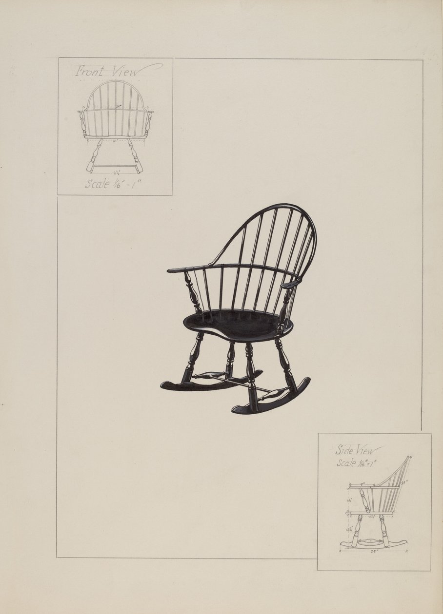 Silla (Windsor) de American 20th Century