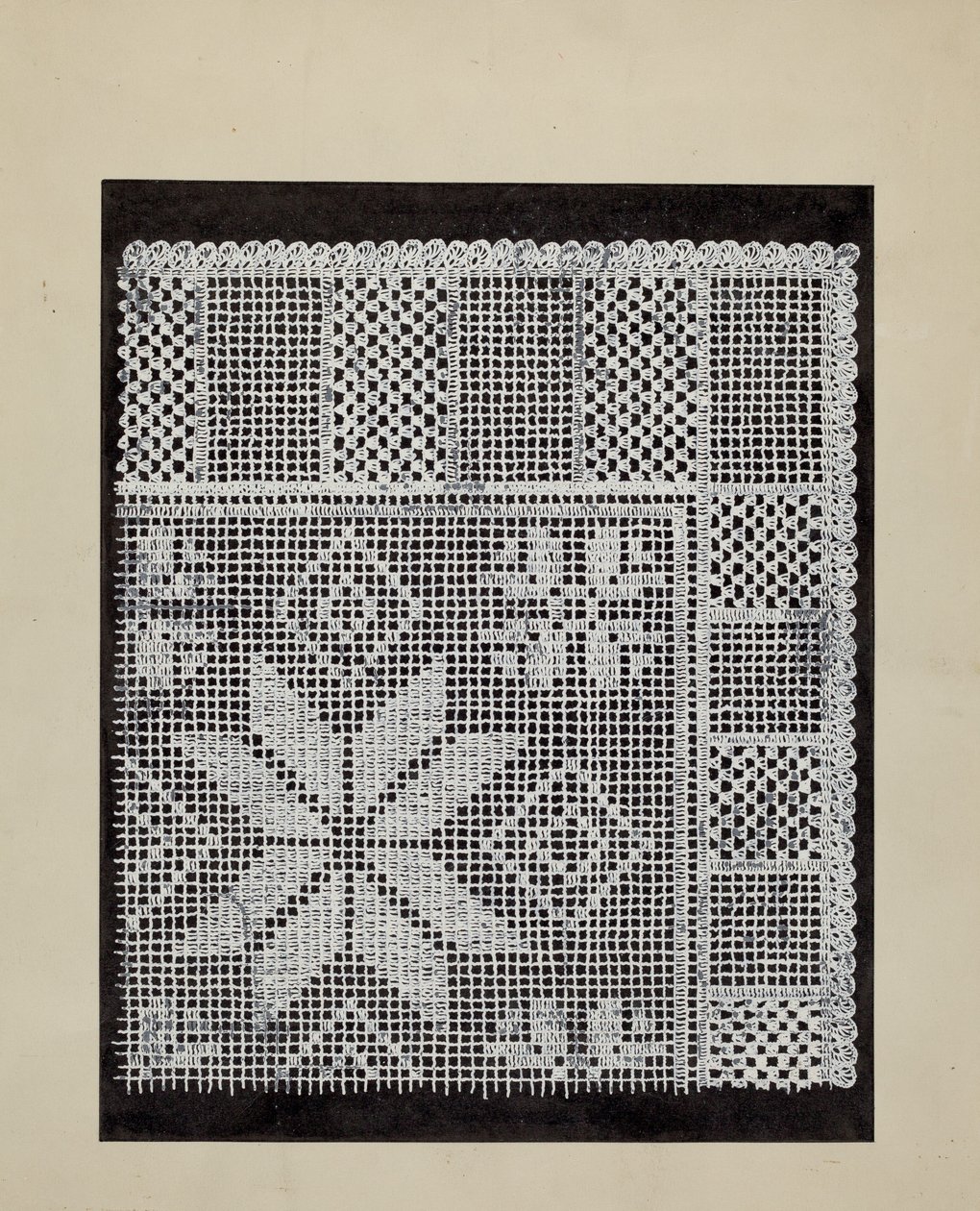 Encaje Hardanger de American 20th Century