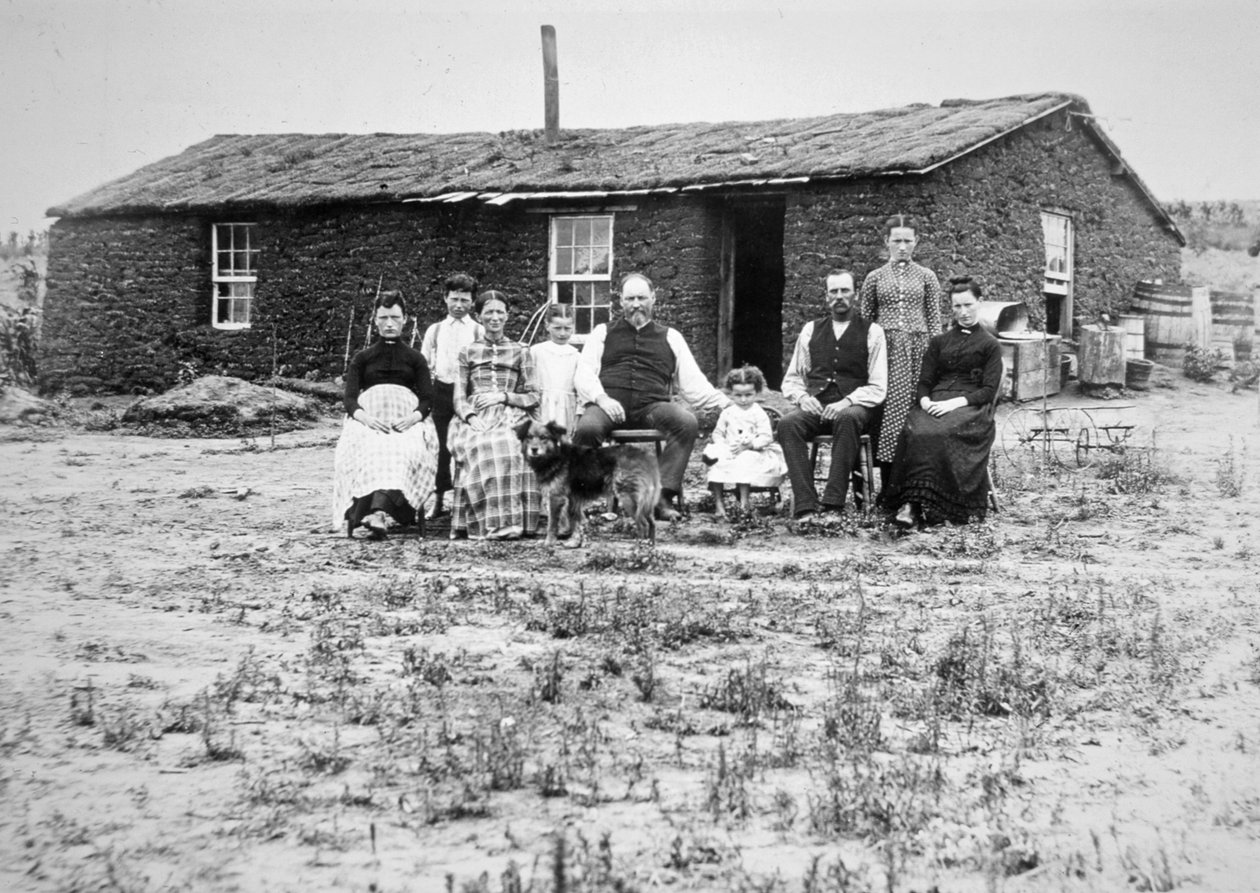 Familia pionera americana, c.1888 de American Photographer