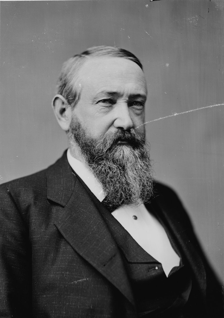 Presidente Benjamin Harrison, c.1870-80 de American Photographer