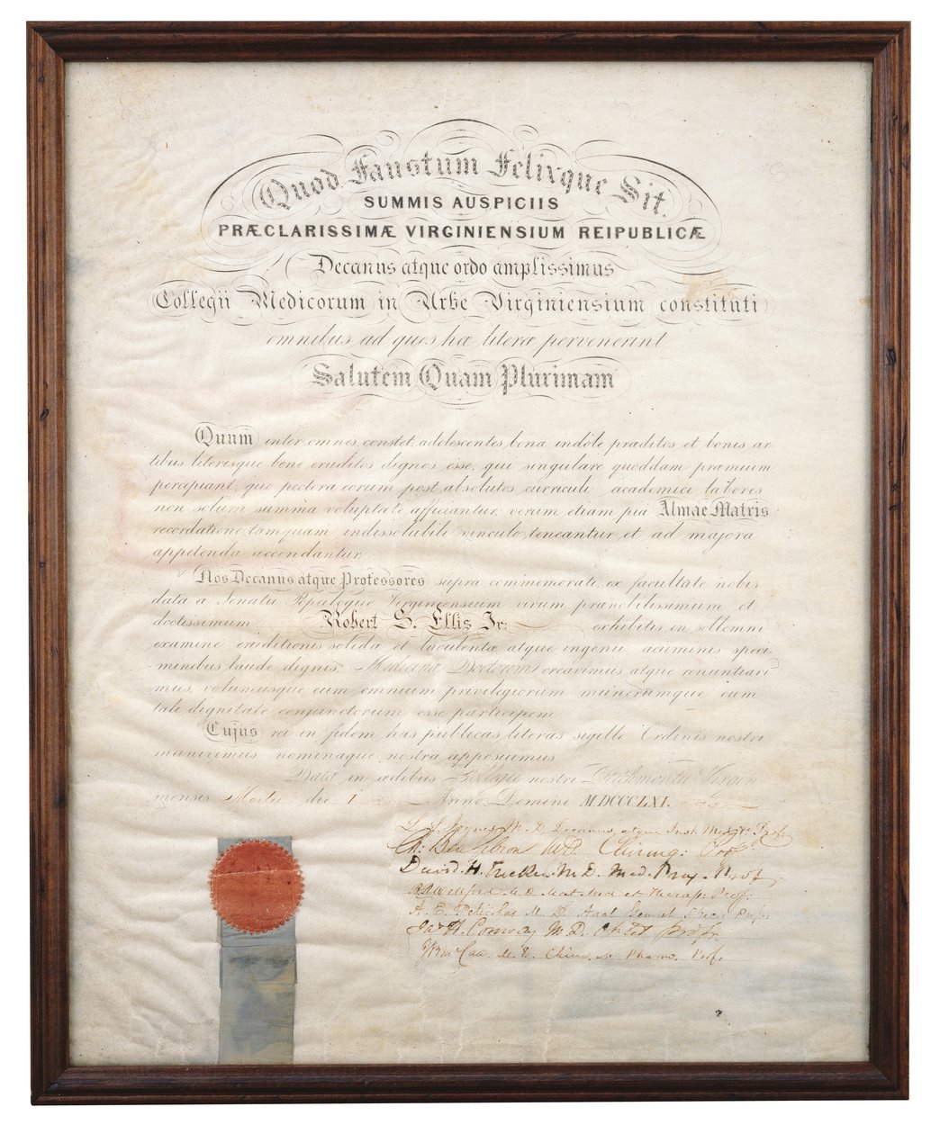 Diploma de Robert S. Ellis Jr. de American School