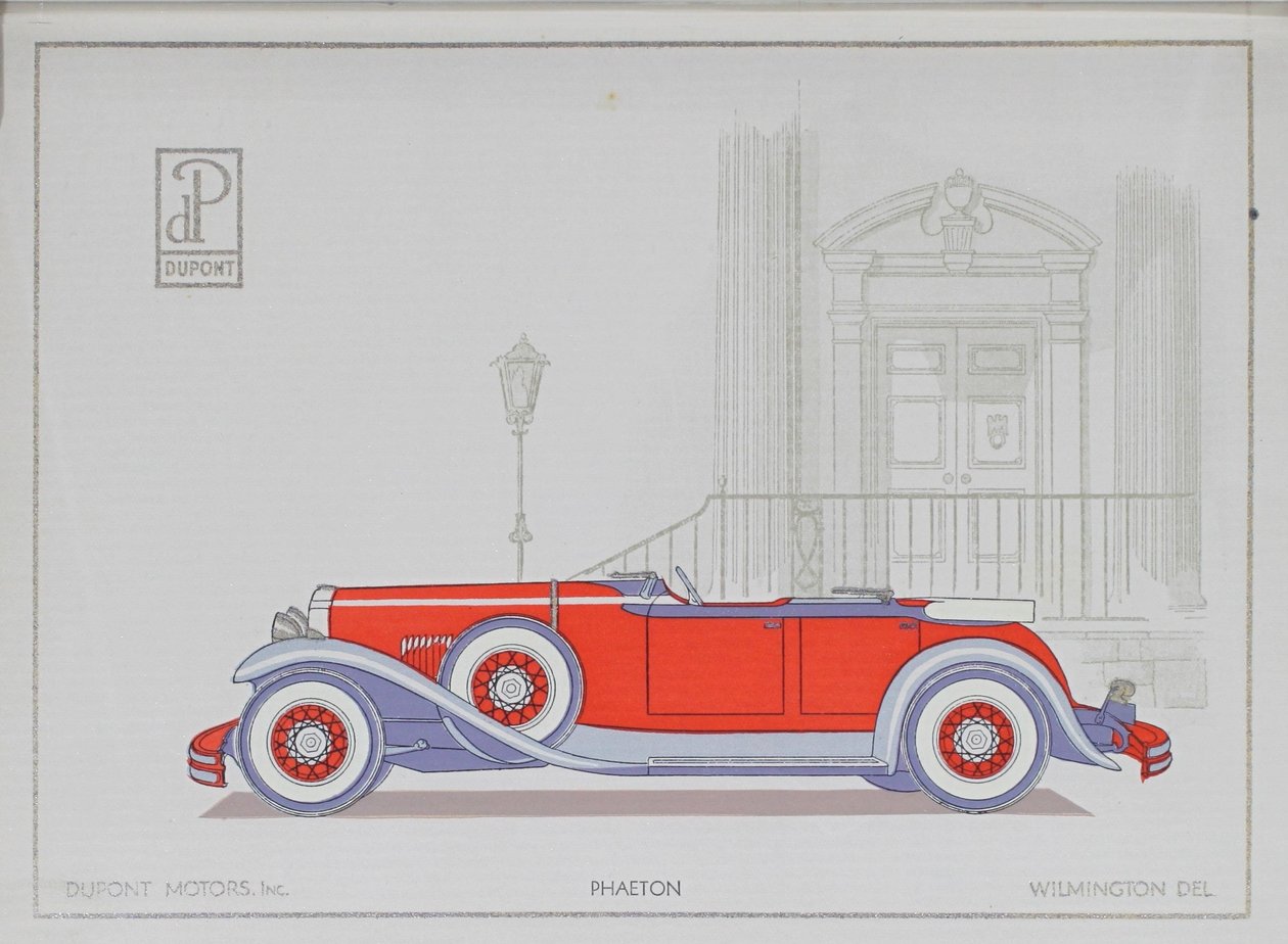 Automóviles DuPont: Phaeton, 1921 de American School