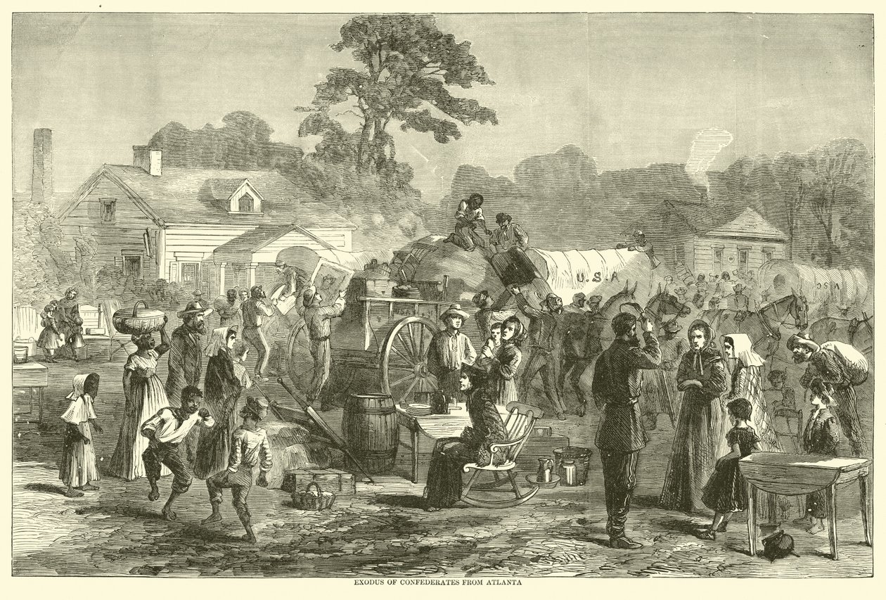 Éxodo de confederados de Atlanta, septiembre de 1864 de American School