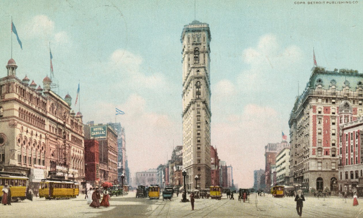 Times Square, Nueva York, c.1910 de American School