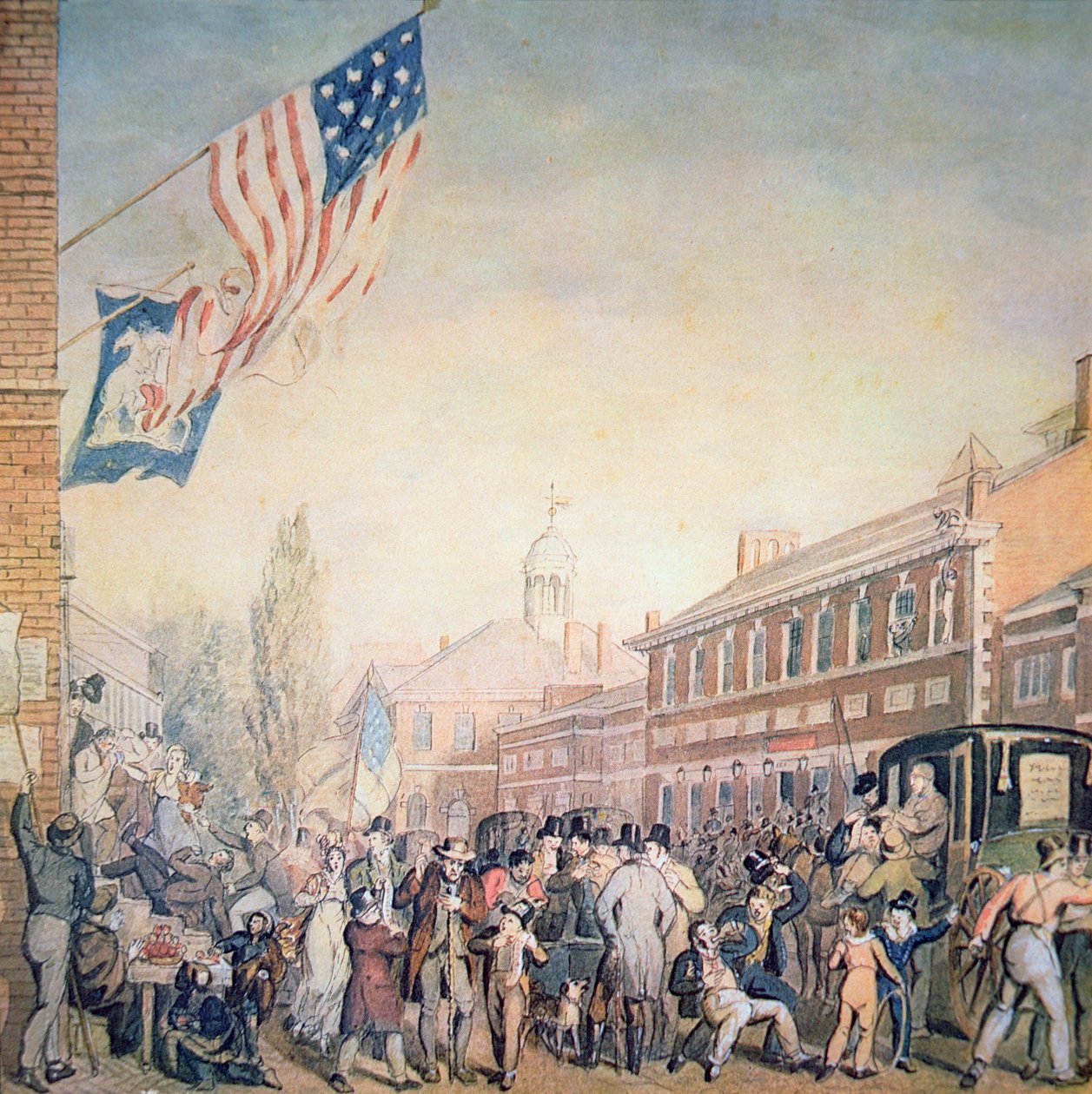 Votación en Filadelfia de American School