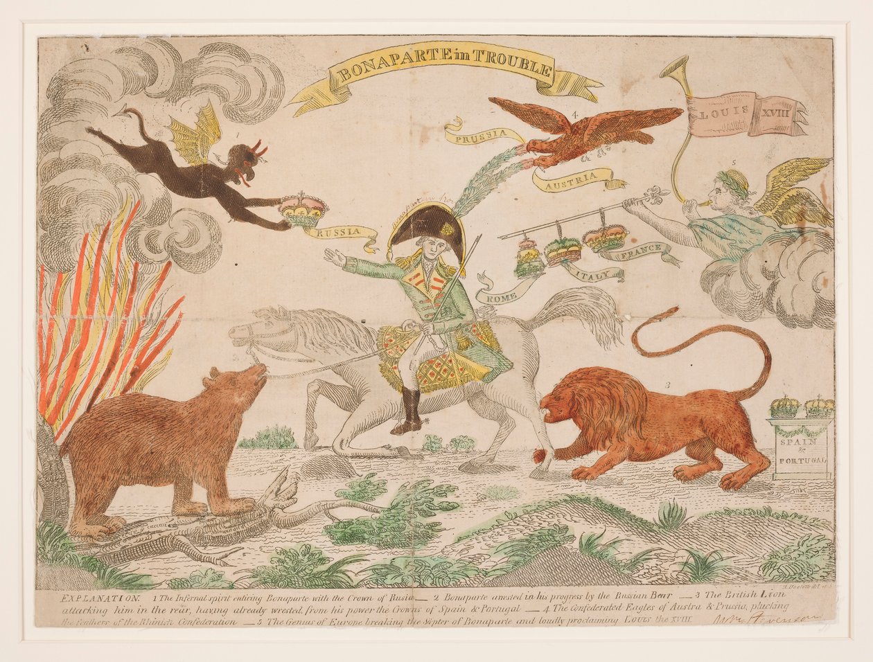 Bonaparte en problemas de Amos Doolittle