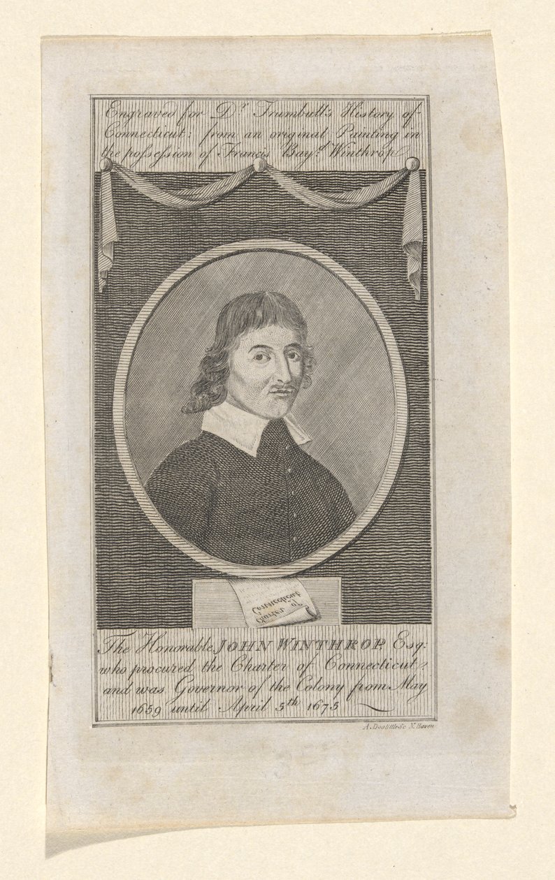 Retrato de John Winthrop de Amos Doolittle