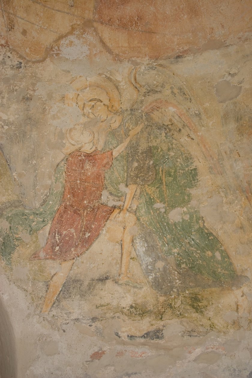 Jacob y el ángel, siglo XII de Ancient Russian frescos