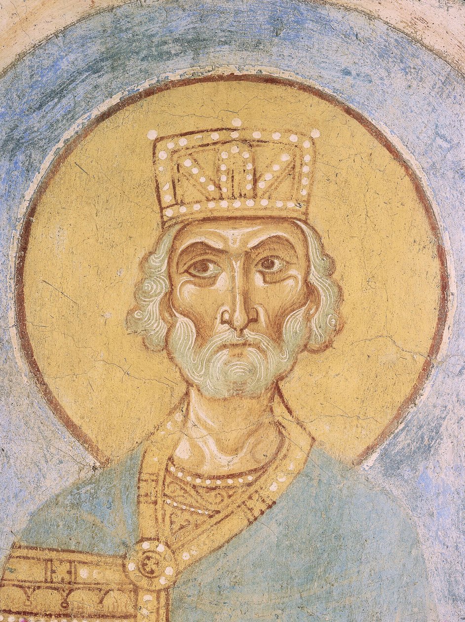 Rey David, siglo XII de Ancient Russian frescos