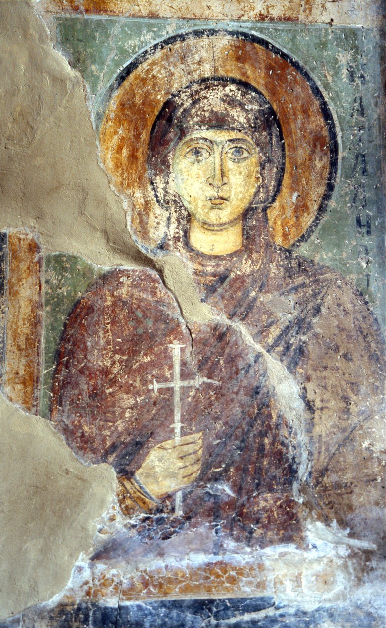 Santa Natalia de Ancient Russian frescos