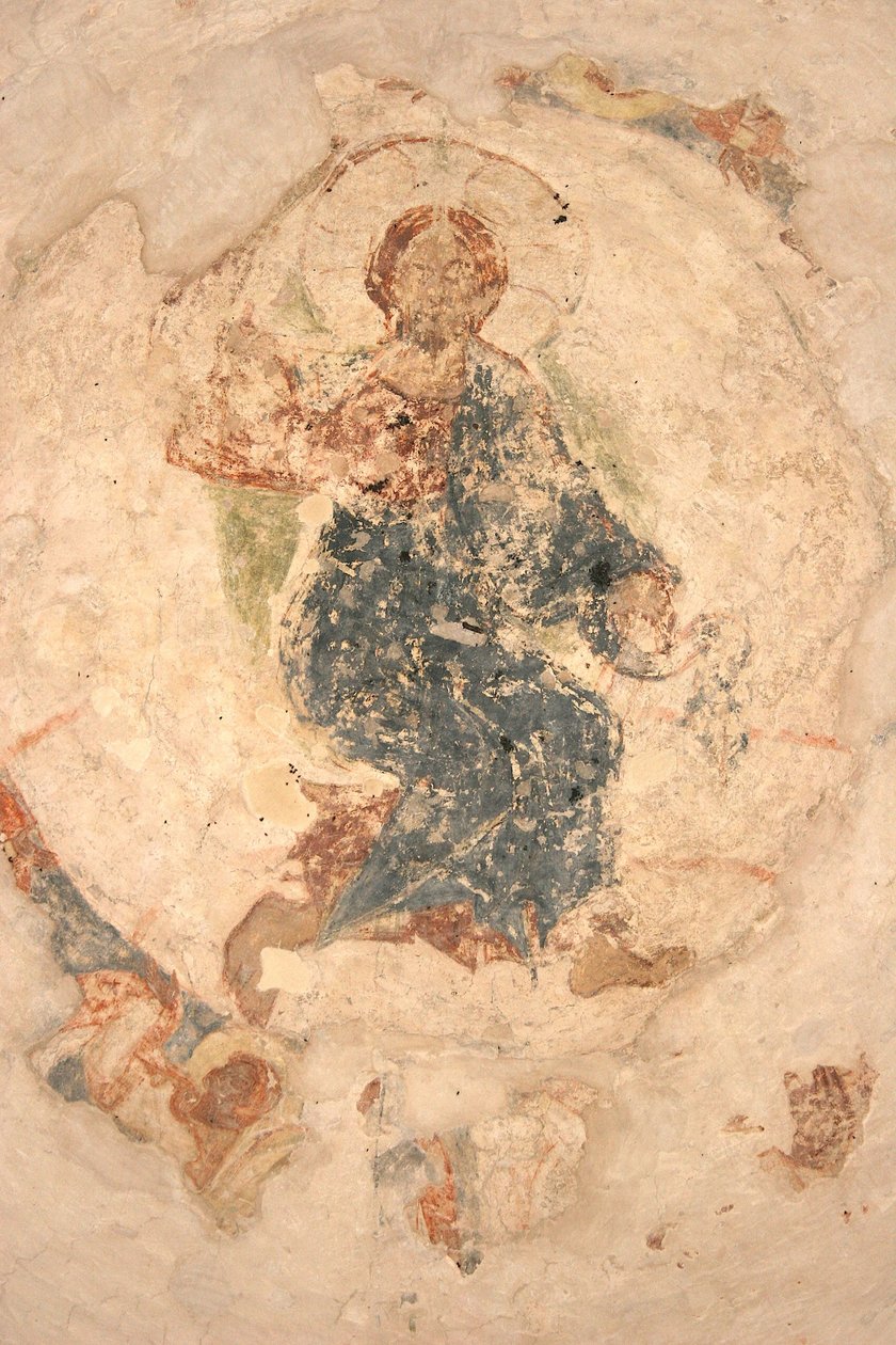 La Ascensión de Cristo de Ancient Russian frescos