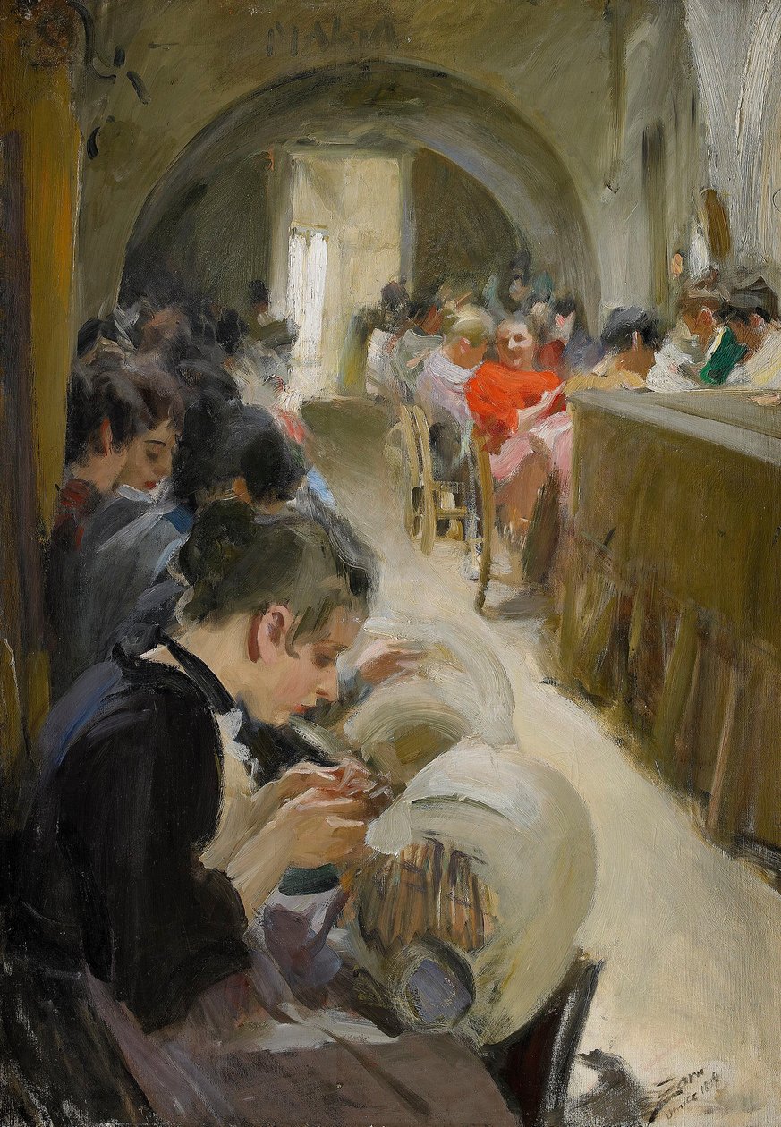 Encaje en Venecia de Anders Leonard Zorn
