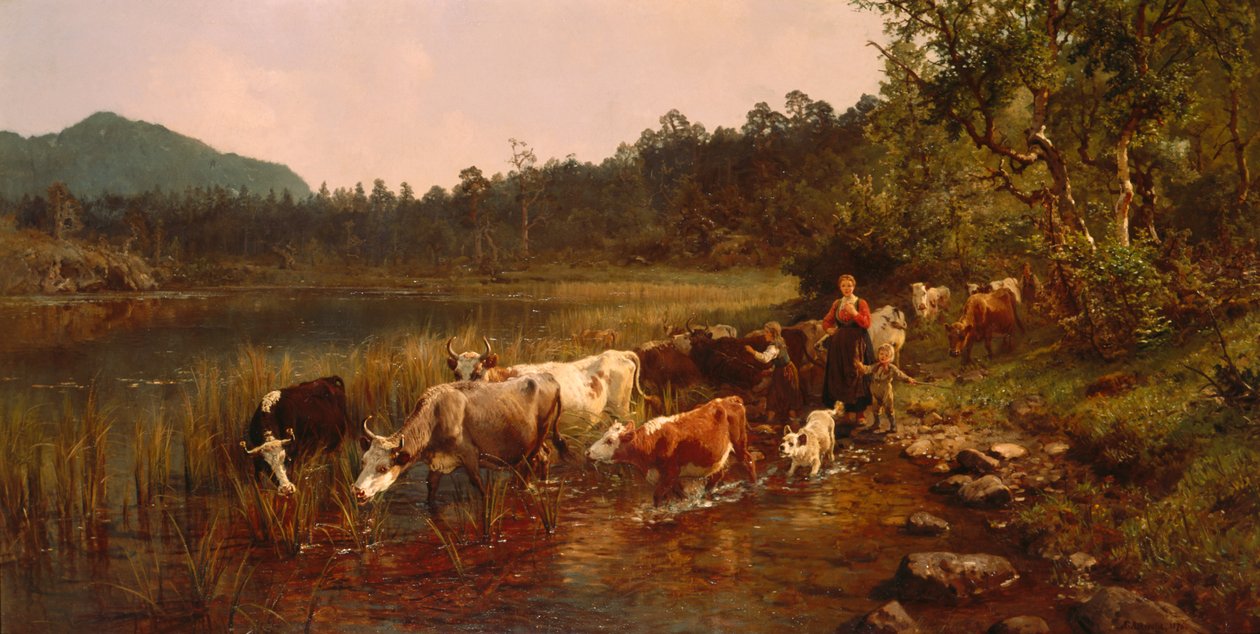 Día de verano junto al lago de Anders Askevold