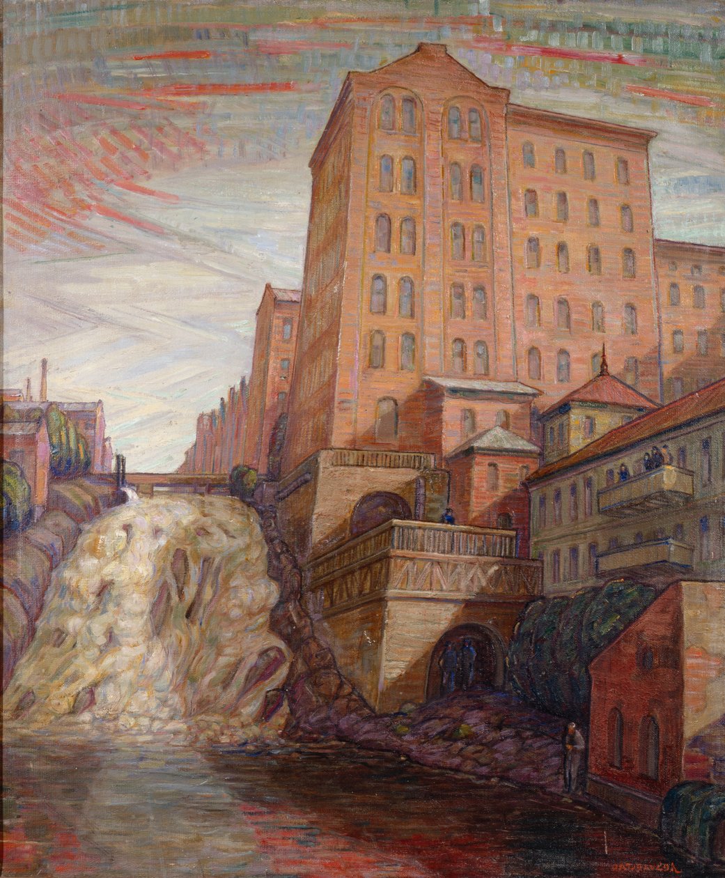 Cervecería Foss (óleo sobre lienzo) de Anders Svarstad