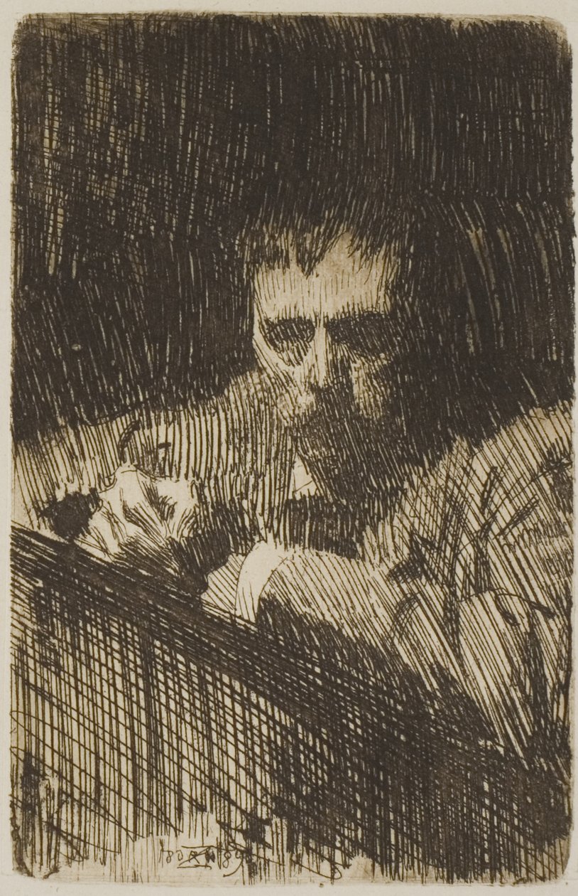 Un Pintor-Grabador (Autorretrato) de Anders Leonard Zorn