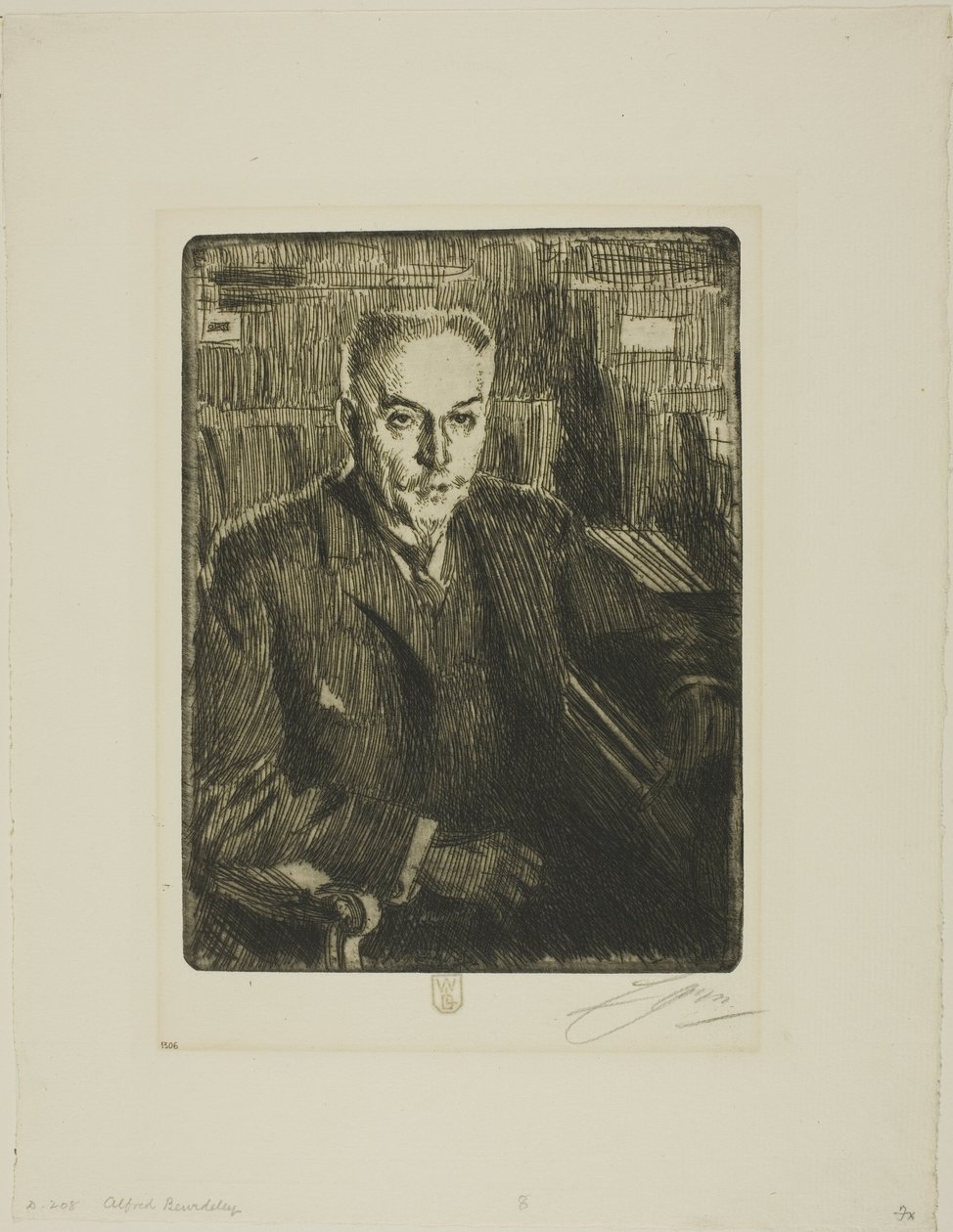 Alfred Beurdeley de Anders Leonard Zorn
