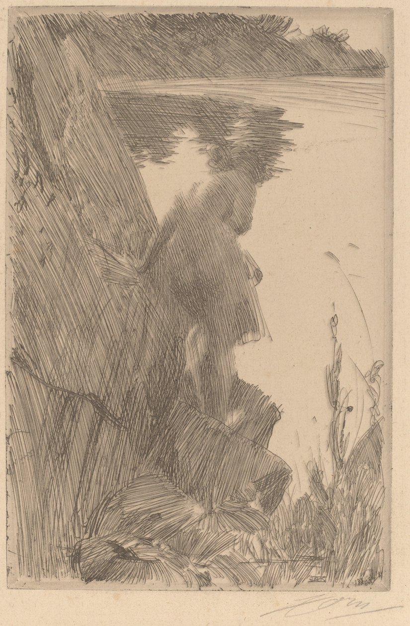Bañista III (Baigneuse de Dos) de Anders Leonard Zorn