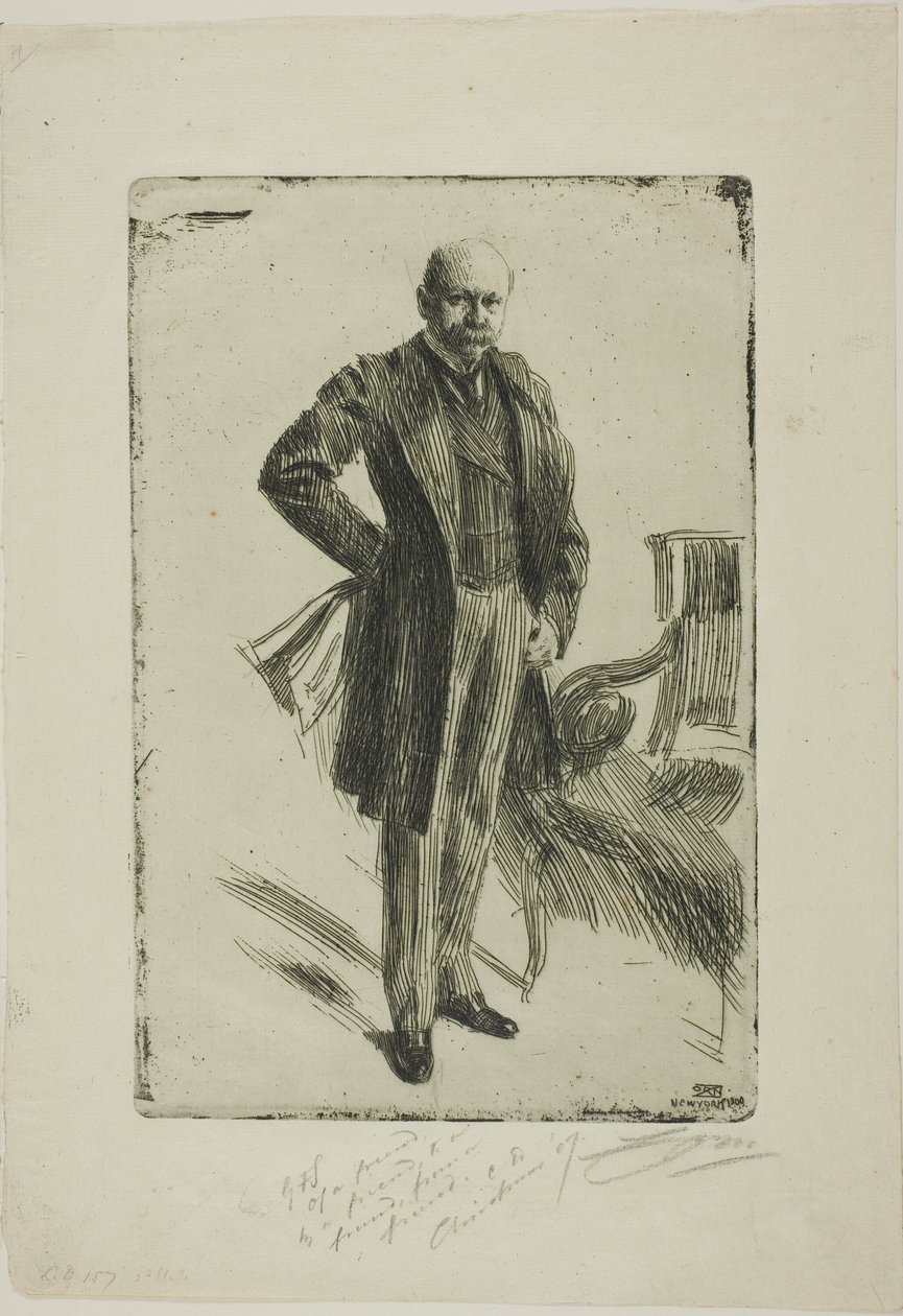 Coronel Lamont I (cuerpo entero) de Anders Leonard Zorn