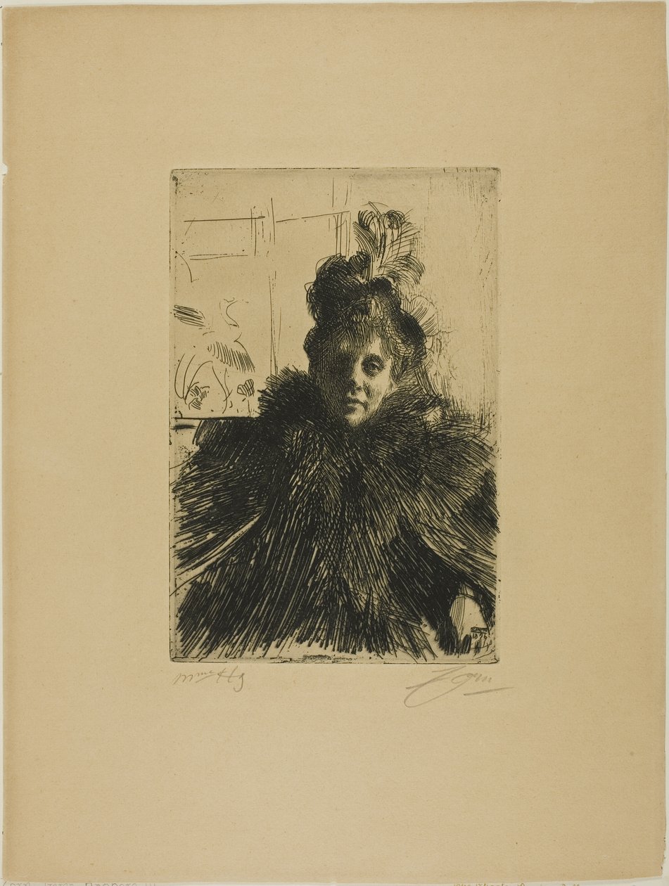 Gerda Hagborg III de Anders Leonard Zorn