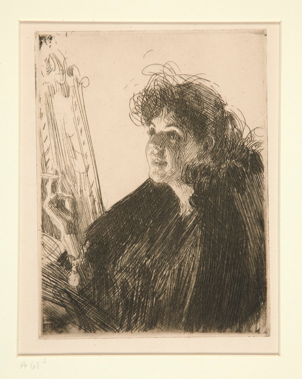 Chica con un cigarrillo I de Anders Leonard Zorn
