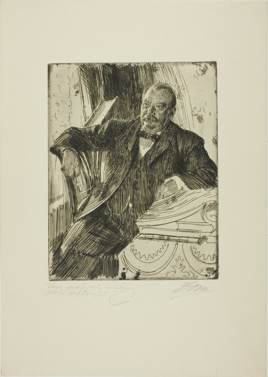 Grover Cleveland II de Anders Leonard Zorn
