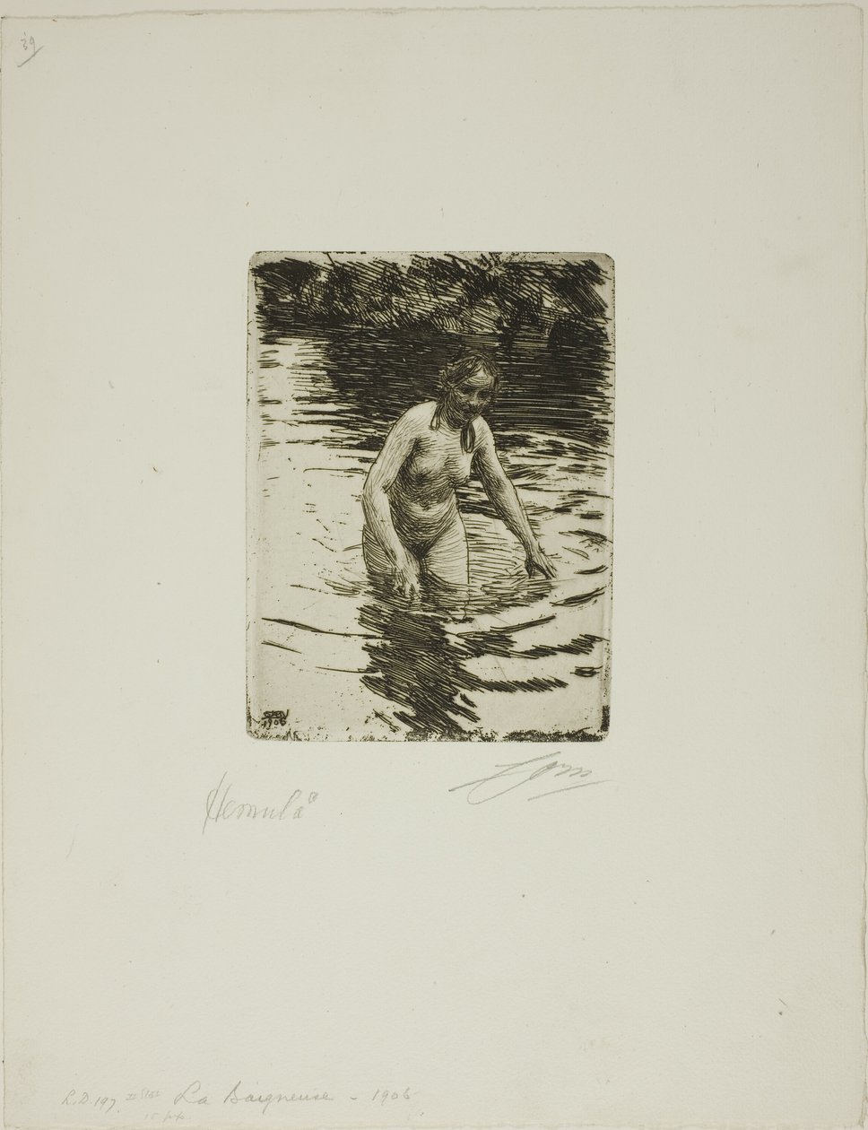 Hemulå II de Anders Leonard Zorn