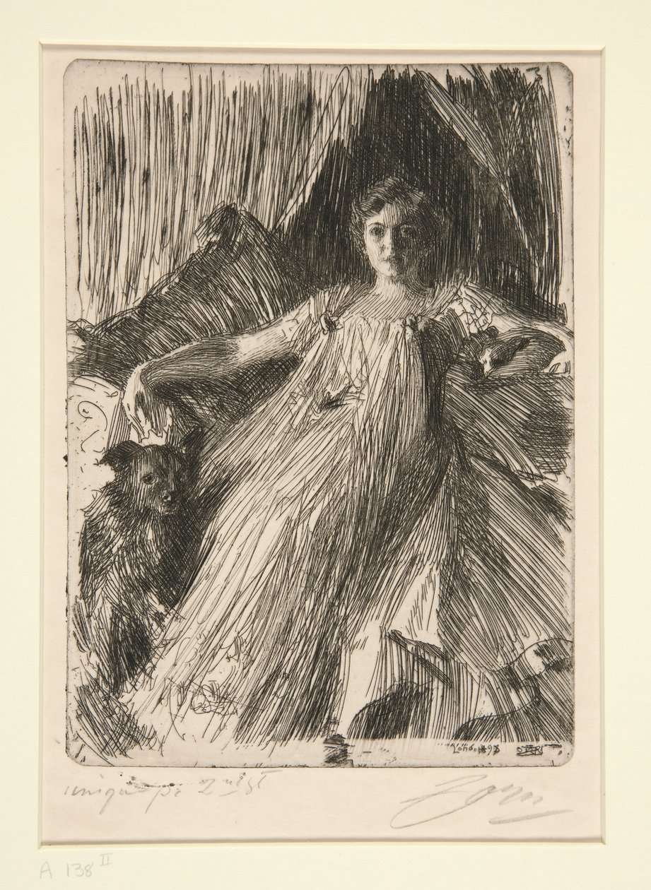 Maud Cassel (Señora Ashley) de Anders Leonard Zorn