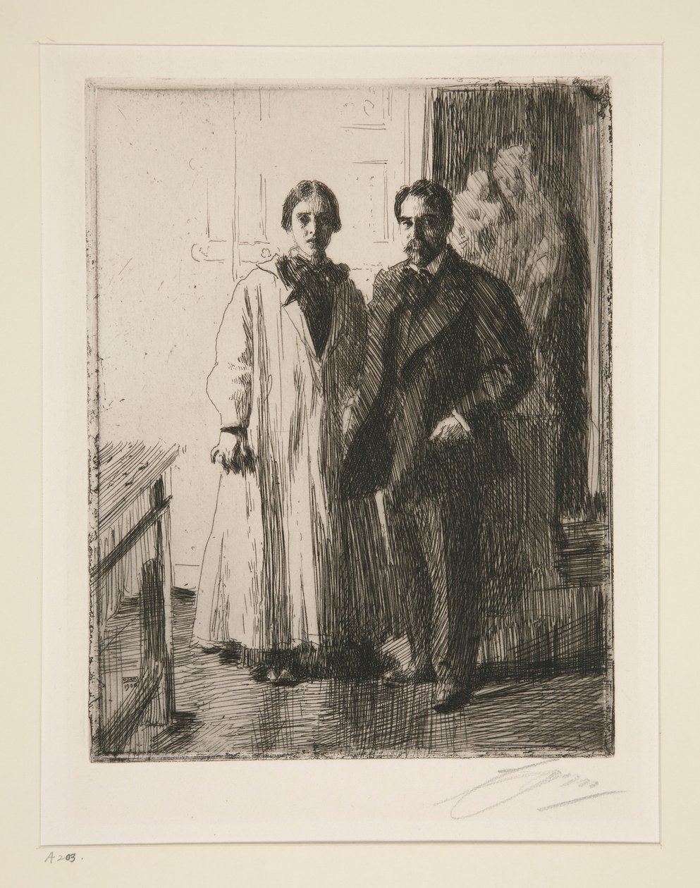 Sr. y Sra. Atherton Curtis de Anders Leonard Zorn