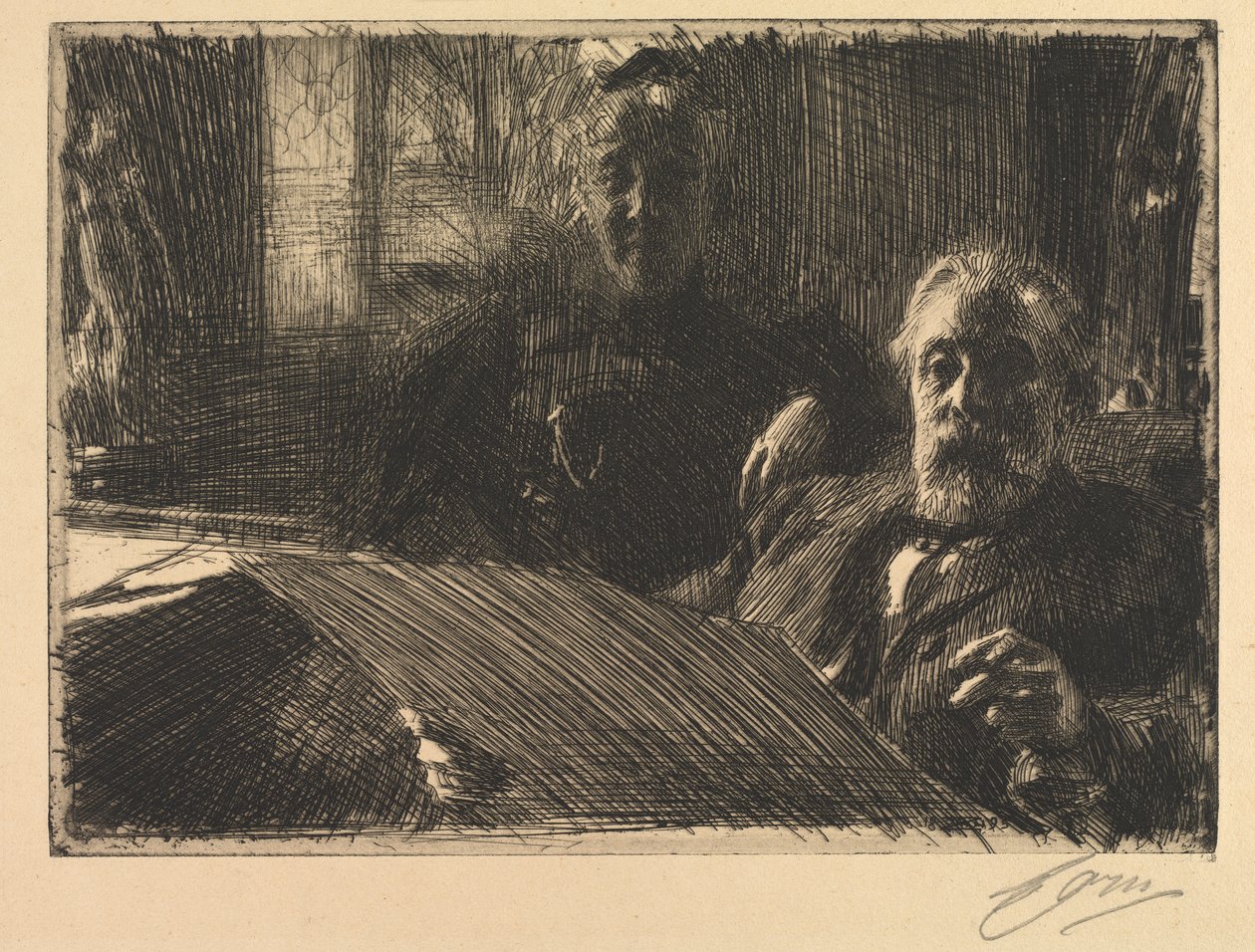 Sr. y Sra. Fürstenberg de Anders Leonard Zorn