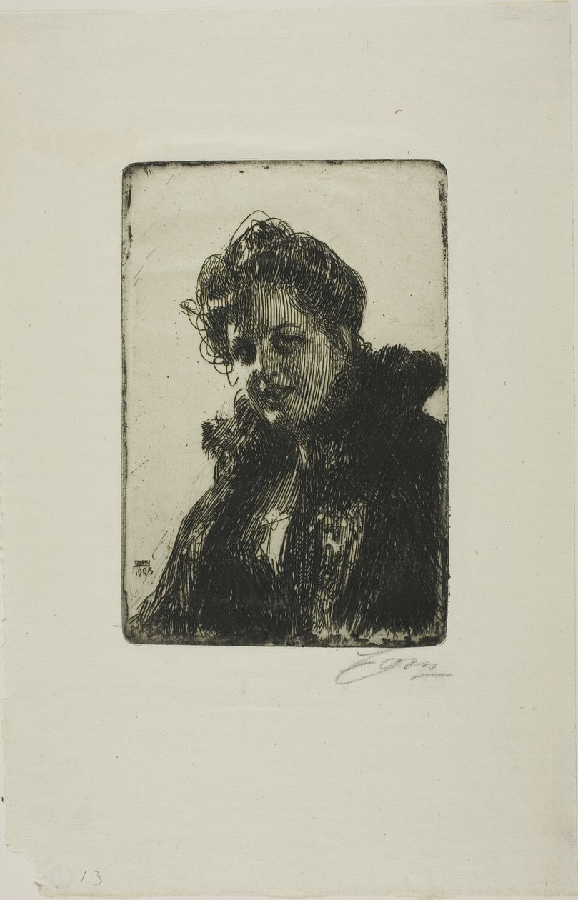 Sra. Granberg de Anders Leonard Zorn