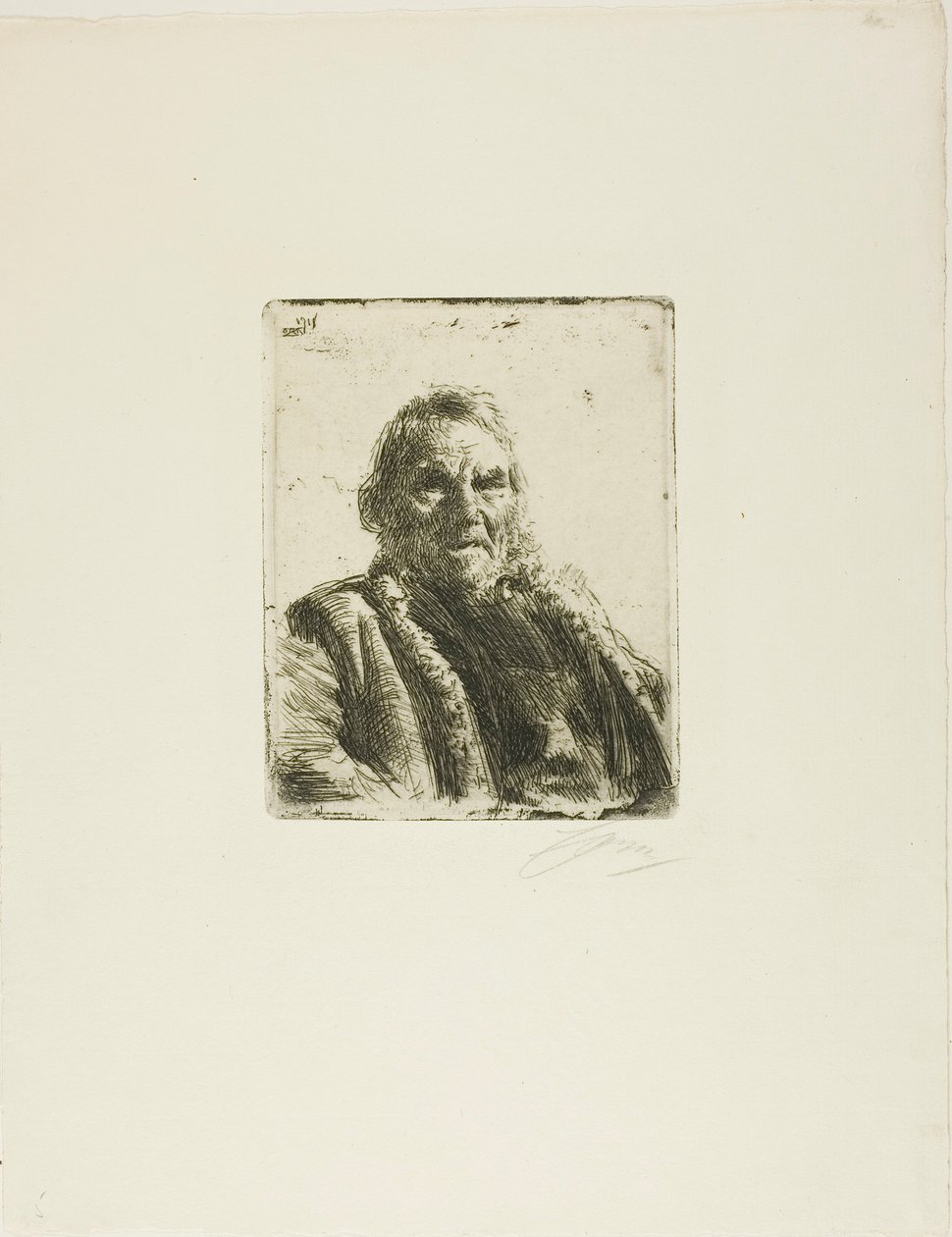Viejo soldado ("Prinsen") de Anders Leonard Zorn
