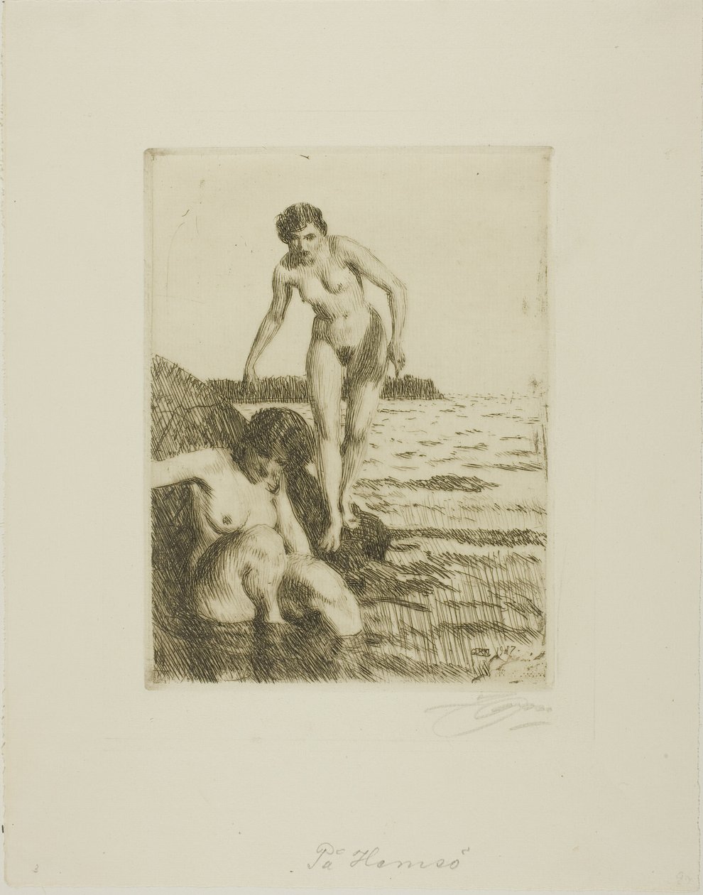 En la Isla de Hemsö de Anders Leonard Zorn