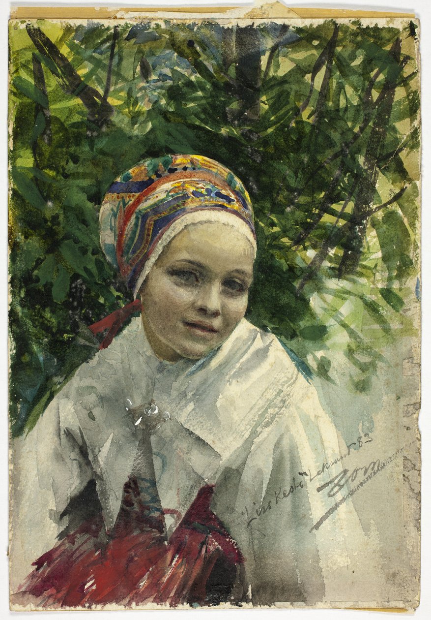 Retrato de una niña de Anders Leonard Zorn