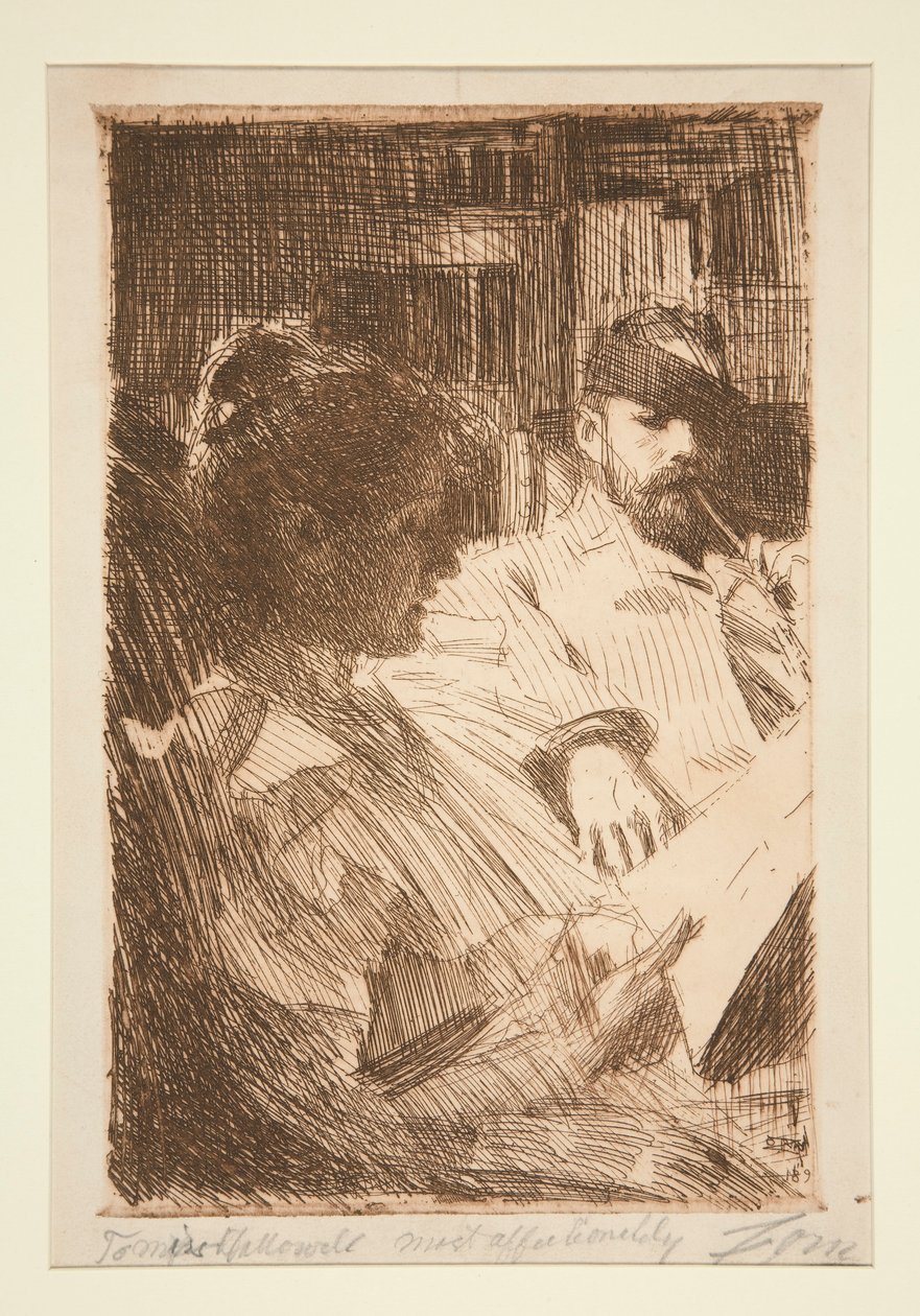 Lectura (Sr. y Sra. Charles Deering) de Anders Leonard Zorn