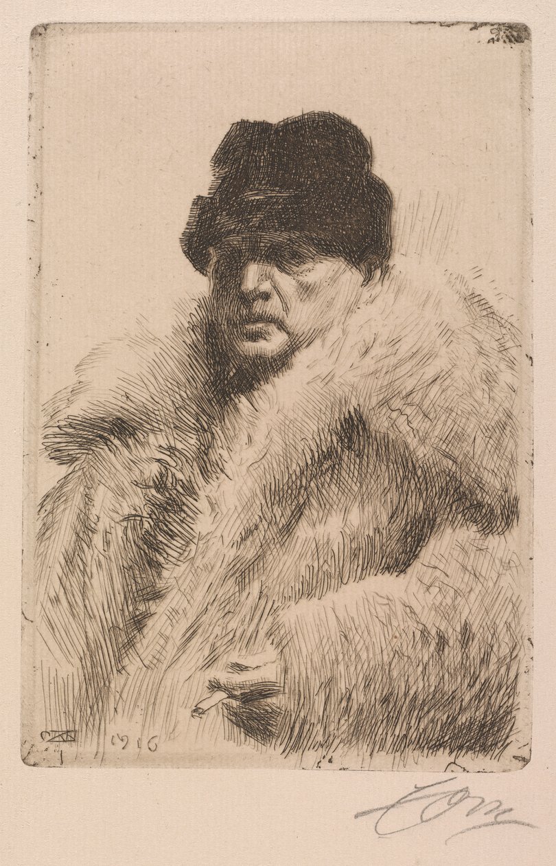 Autorretrato de Anders Leonard Zorn