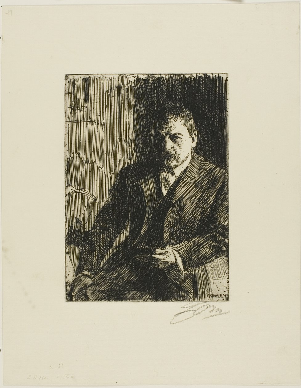 Autorretrato 1904 I de Anders Leonard Zorn