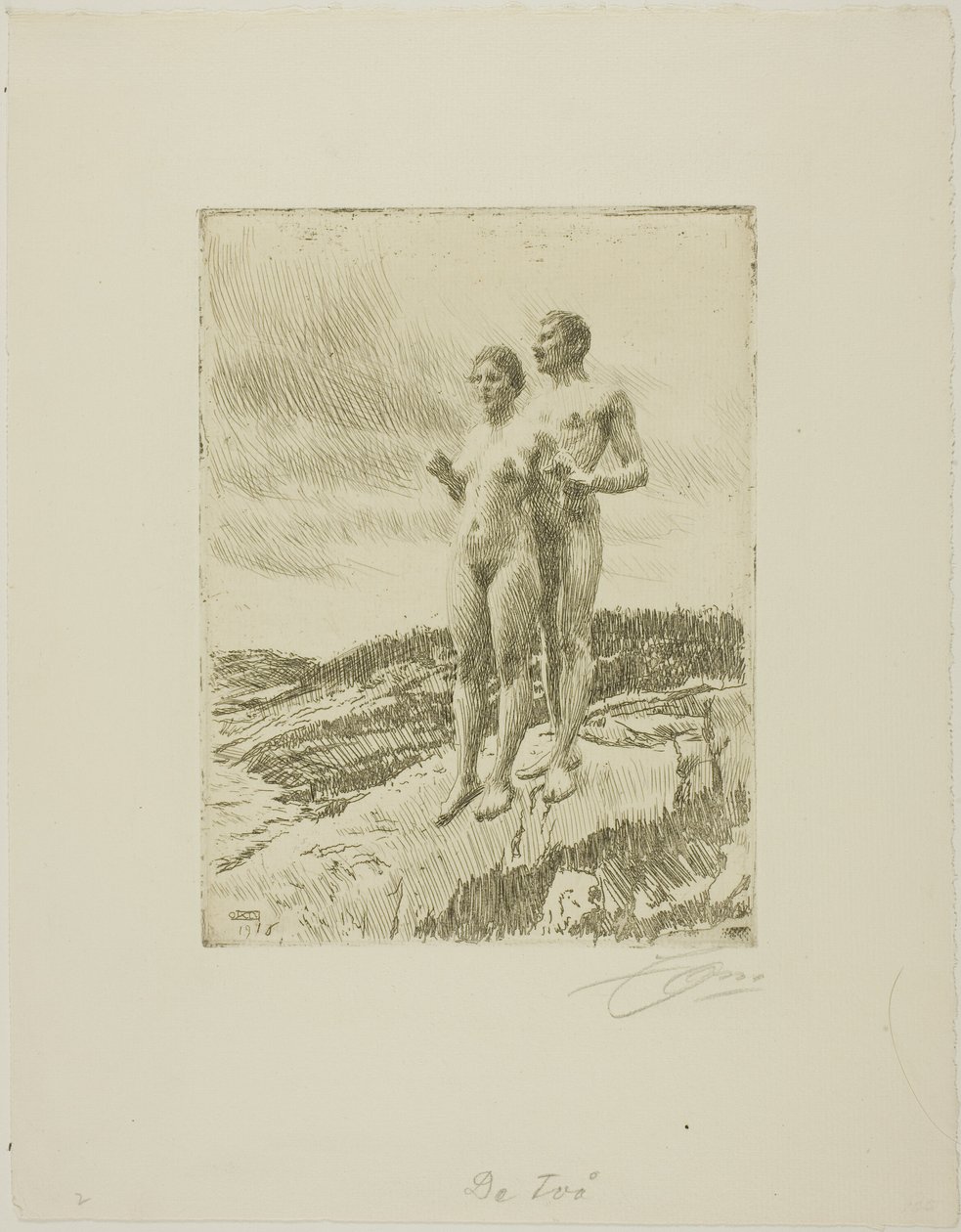 Los dos de Anders Leonard Zorn