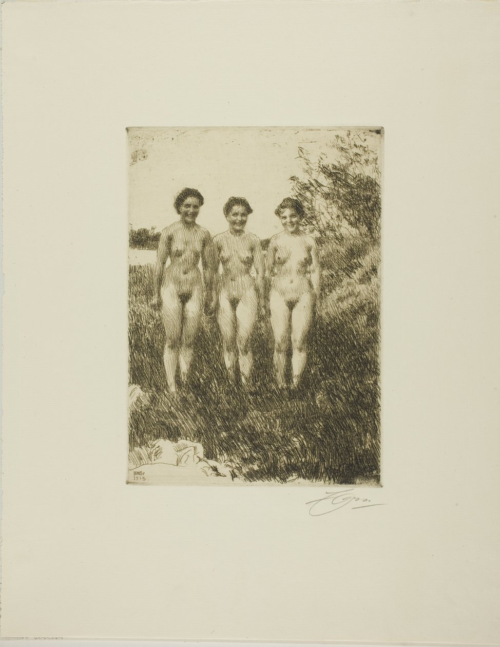 Tres Hermanas de Anders Leonard Zorn