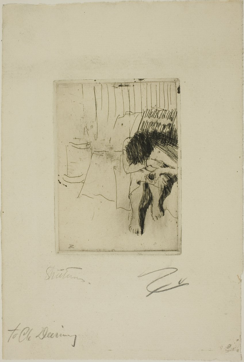 Modelo cansada de Anders Leonard Zorn