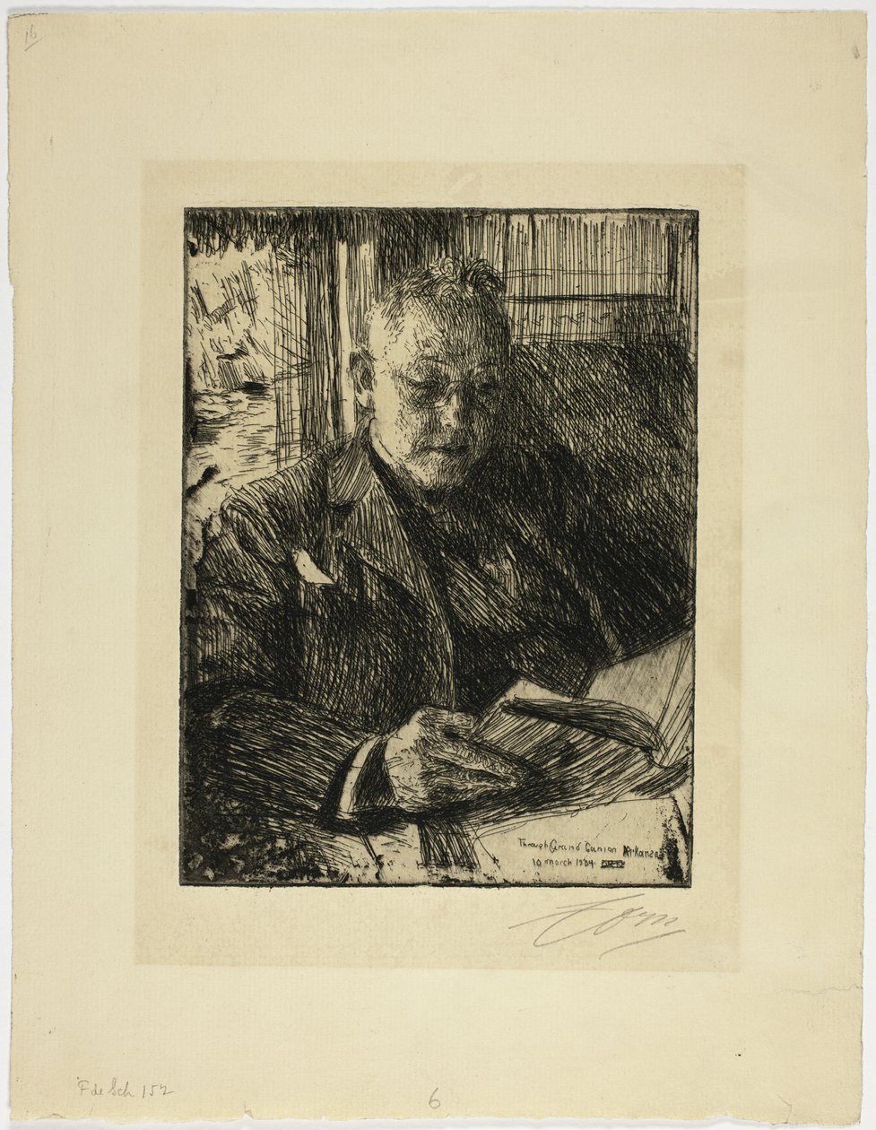 Compañero de viaje (Sr. Ch. Deering) de Anders Leonard Zorn