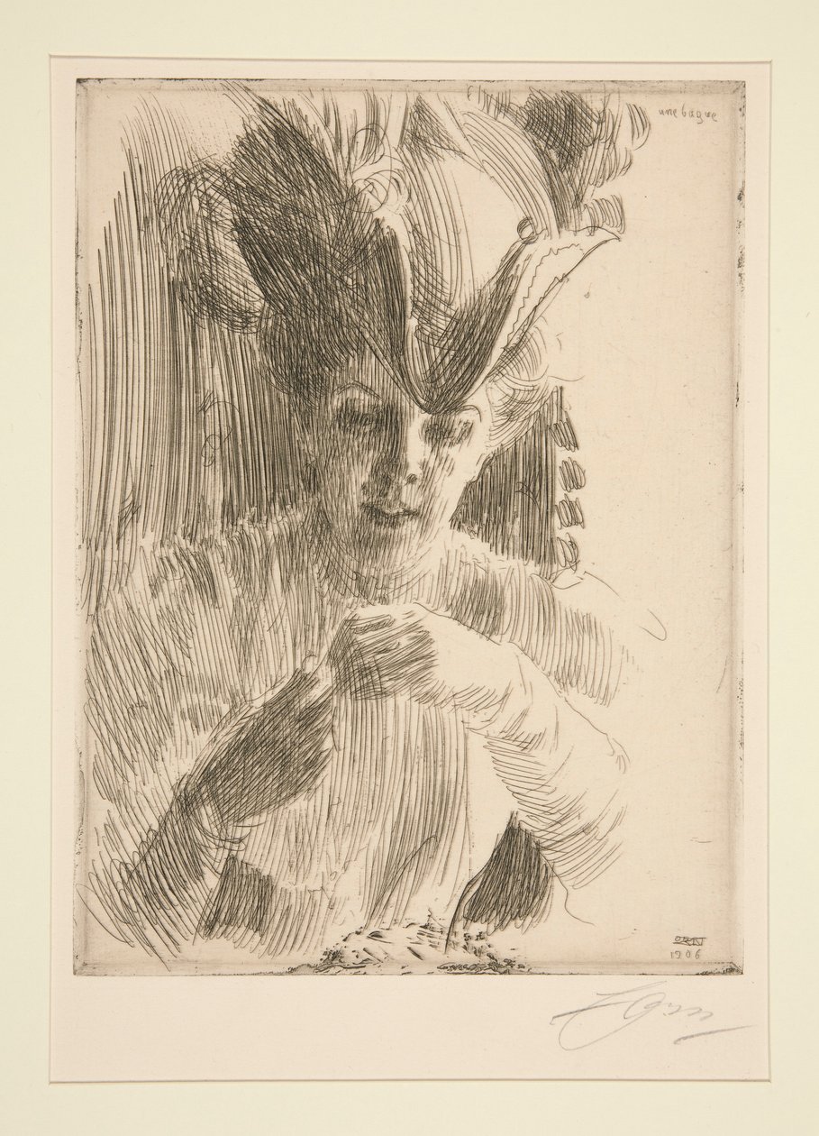 Un anillo (Sra. Wentzel Hagelslam) de Anders Leonard Zorn