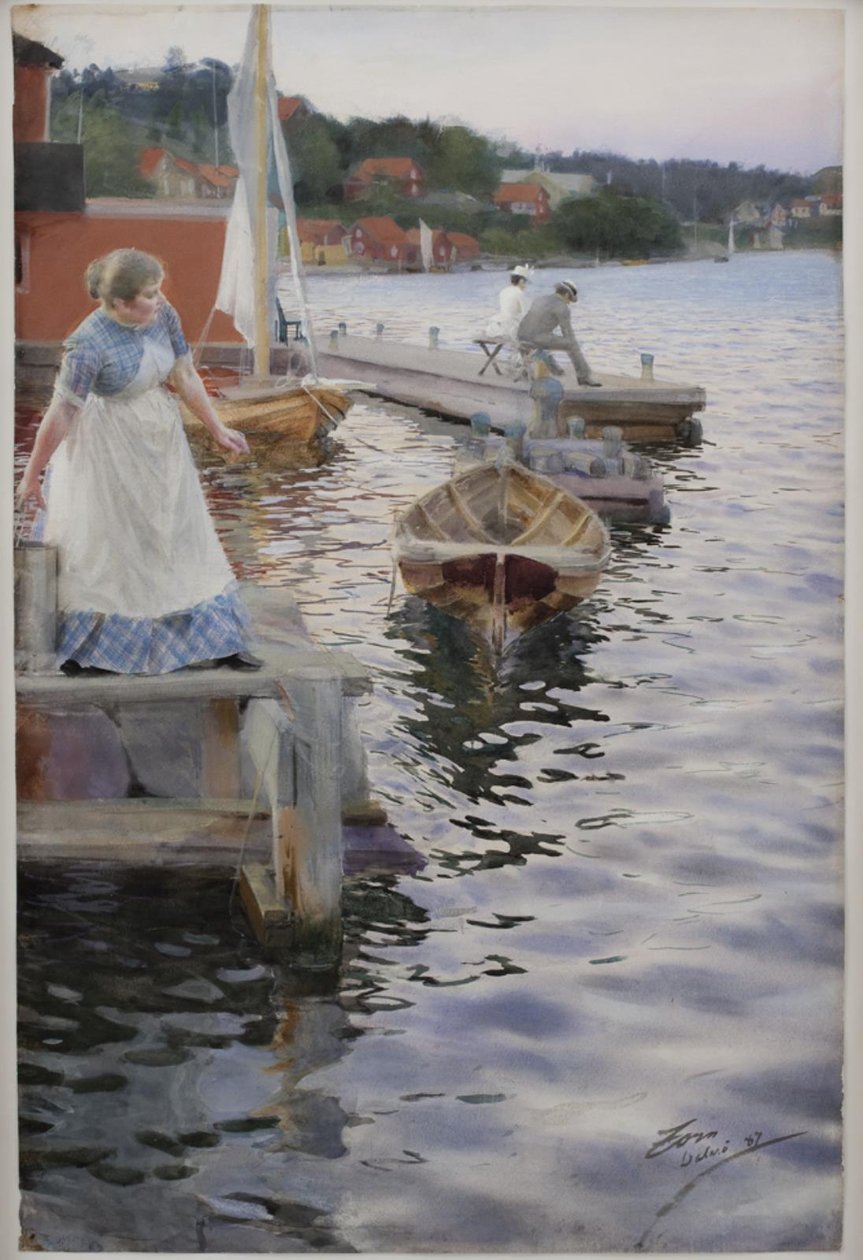 Olas Rompiendo de Anders Leonard Zorn