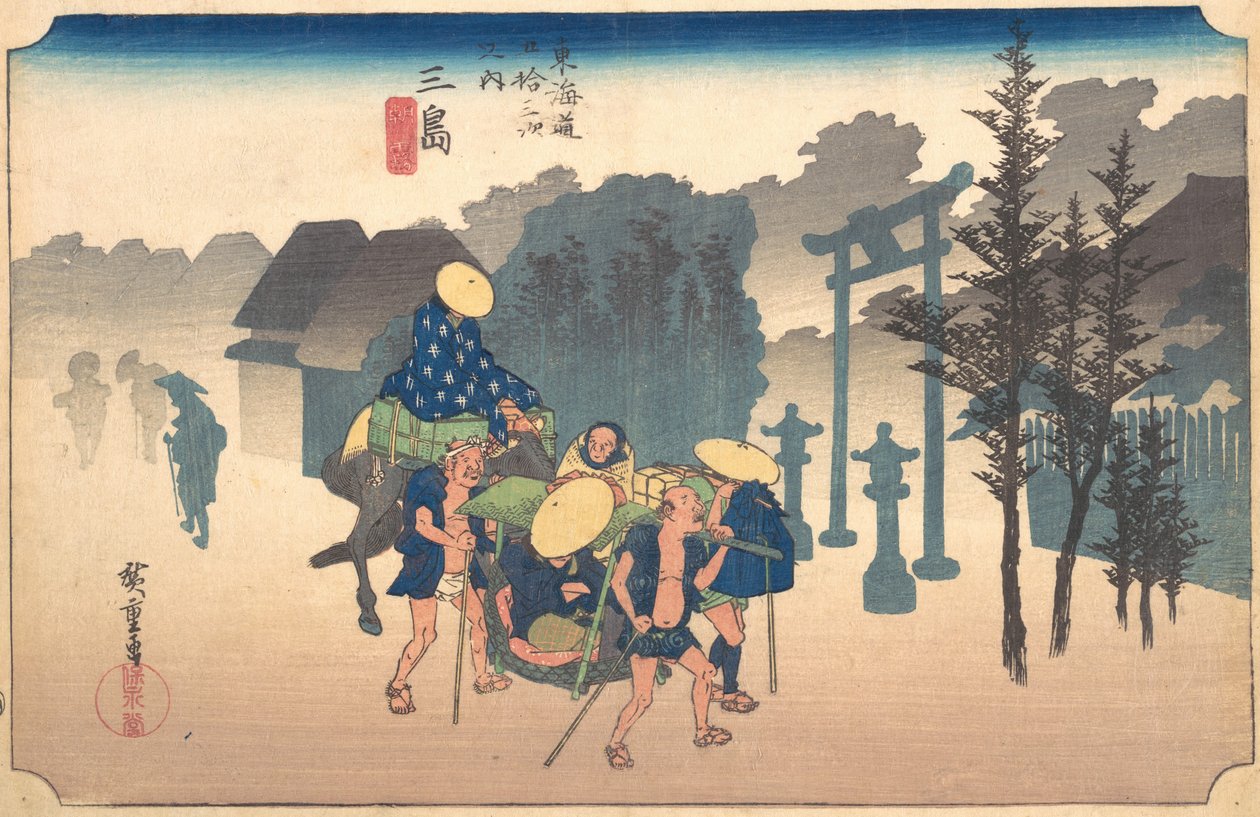 Niebla Matutina, siglo XIX de Ando Hiroshige