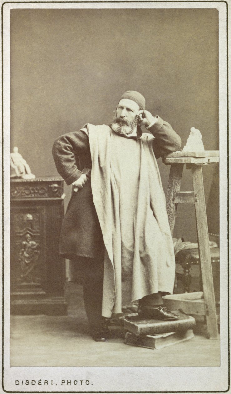 Jean-Baptiste Carpeaux (1827-75) de Andre Adolphe Eugene Disderi